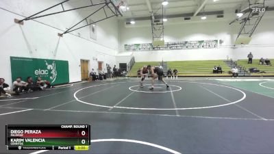 197 lbs 1st Place Match - Dylan Henry, Palomar vs Jaremiah Juarez, Rio Hondo