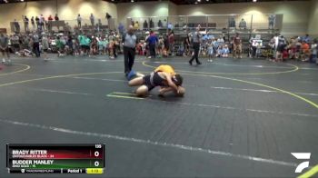 135 lbs Semis & 1st Wrestleback (8 Team) - Budder Manley, Ohio Gold vs Brady Ritter, Untouchables Black