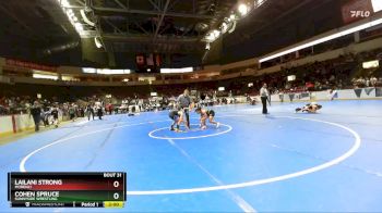 98 lbs Quarterfinal - Cohen Spruce, Sunnyside Wrestling vs Lailani Strong, Morenci