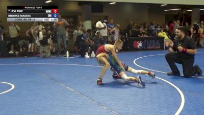 78 lbs Cons. Rd Of 16 - Levi Pike, Michigan West Wrestling Club vs Brooks Maddix, Sebolt Wrestling Academy