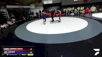 132 lbs Round 4 (16 Team) - Mario Carreno Gopar, CMWA-FR vs Jhey Sarique, BAWA-FR