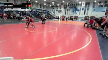 106 lbs Quarterfinal - Joel Cobon, Fallbrook vs Anthony Hernandez, Otay Ranch