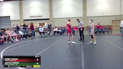 96 lbs Round 1 (6 Team) - Avery Hogue, Xtreme Team vs Destin Morris, Dayton Bandits