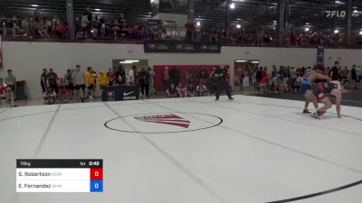 70 kg Round Of 128 - Scott Robertson, Nebraska Wrestling Training Center vs Ethan Fernandez, Spartan Combat RTC/ TMWC