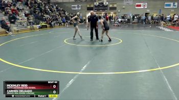 114G 3rd Place Match - Carmen Delgado, Service High School Cougars vs McKinley Reid, South Anchorage High School