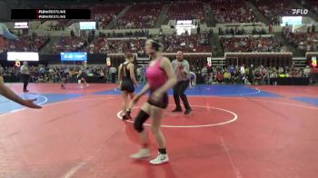 116 lbs Champ. Round 1 - Amiah Davis, Lights Wrestling Club vs Kyra Anderson, CJI Hawks