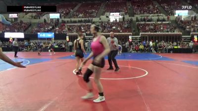 116 lbs Champ. Round 1 - Amiah Davis, Lights Wrestling Club vs Kyra Anderson, CJI Hawks