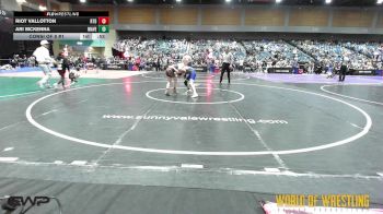 85 lbs Consi Of 8 #1 - Riot Vallotton, RTD vs Ari McKenna, Maverick Elite Wrestling