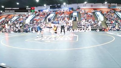 215 lbs Quarterfinals (8 Team) - Noah Davis, Yale vs Conner Lambert, Ogemaw Heights