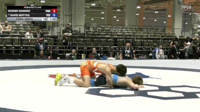 57 lbs Cons. Semis - Ronnie Ramirez, Pounders WC vs Davis Motyka, Pennsylvania RTC