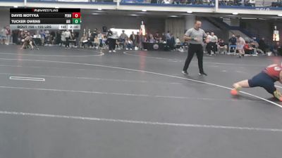 125 lbs Semifinal - Davis Motyka, Penn vs Tucker Owens, Air Force Academy