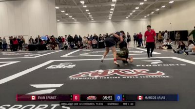 Evan Brunet vs Marcos Arias 2025 ADCC Niagara Open