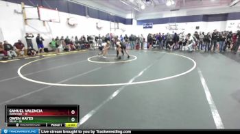 120 lbs Champ. Round 2 - Owen Hayes, Selah vs Samuel Valencia, Sunnyside