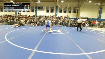 138 lbs Round Of 16 - Katelyn Belanger, Lawrence vs Eliza Speek, Granby