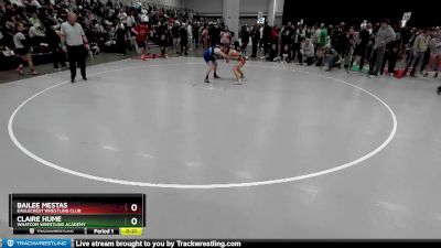 125 lbs Cons. Round 2 - Bailee Mestas, Eaglecrest Wrestling Club vs Claire Hume, Whatcom Wrestling Academy