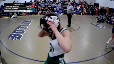 136 lbs Champ. Round 1 - Gianna Horner, Pine-Richland Hs vs Janayah Nobles, Connellsville