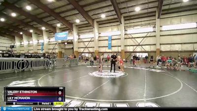 125 lbs Quarterfinal - Valery Ethington, Utah vs Lily McMahon, Montana