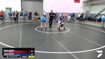 145 lbs Round 3 - Sean Burns, Mat-Su Matmen vs Kodi Hollis, Interior Grappling Academy