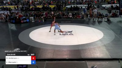 175 lbs Cons 64 #2 - Bridger Anderson, WY vs Evanangelo Mercado, FL