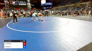 182 lbs Cons 64 #2 - Cal Sidwell, Colorado vs Bradley Mayse, Michigan