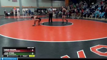 G-19 lbs Round 1 - Jade Hynek, Prairie, Cedar Rapids vs Sarah Roling, Epworth, Western Dubuque