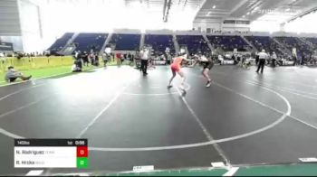 145 lbs Consi Of 16 #2 - Nick Rodriguez, Team Puma vs Ryan Hrcka, Gold Rush