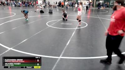 145-159 lbs Semifinal - Victoria Maxey, Norfolk High vs Alexandra Grow, Nebraska Wrestling Academy