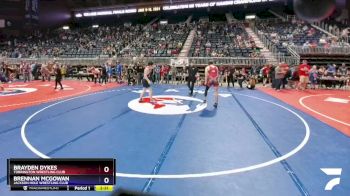 165 lbs 3rd Place Match - Brayden Dykes, Torrington Wrestling Club vs Brennan McGowan, Jackson Hole Wrestling Club