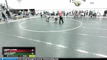 144 lbs Cons. Round 3 - Jason La Kosh, Omro vs Colin Healey, West Bend West