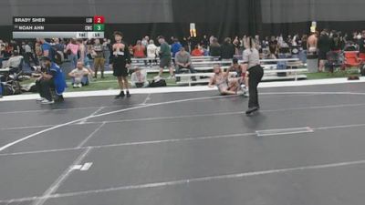 113 lbs Cons. Rd Of 16 - Noah Ahn, Champions Wrestling Club vs Brady Sher, Lake Gibson Braves