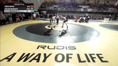 285 lbs Round Of 32 - Zach Apple, St. John's College vs Killian McNulty, Saint John Paul The Great Catholic High School