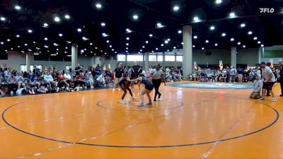 100 lbs Semis & 1st Wb (8 Team) - Anjelah Jackson, BRAWL Pink vs Lydia Pruitt, Alabama Elite Gold