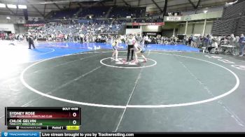 100 lbs Cons. Round 2 - Sydney Rose, Team Aggression Wrestling Club vs Chloe Gelvin, Twin City Wrestling Club