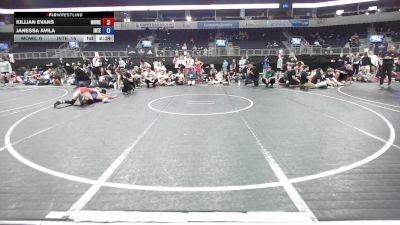 106 lbs Semifinal - Killian Evans, MoWest Wild Dragons vs Janessa Avila, Intensity