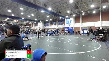 113 lbs Cons. Round 3 - Chris Qureshi, Fountain Valley vs EMILIANO HERNANDEZ, Hesperia