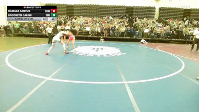 116 lbs Consi Of 8 #1 - Hazelle Santos, Northern Delaware Wrestling Academy vs Brooklyn Calise, Unattached