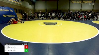 168 lbs Consi Of 8 #1 - Gideon Gerber, Oakdale vs Zyon Trujillo, Silverado (NV)