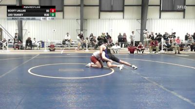 165 lbs Consi Of 8 #1 - Scott Lallas, Rhode Island College vs Leo Tansey, Williams