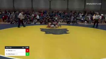 173 lbs 3rd Place - Ceasar Garza, Oakdale vs Sergio Montoya, Clovis North