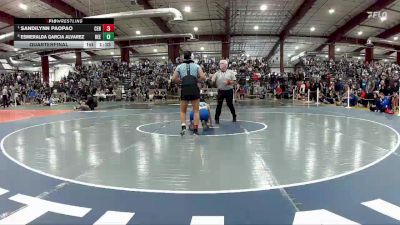 140 lbs Quarterfinal - Sandilynn Paopao, Centennial vs Esmeralda Garcia Alvarez, Reed