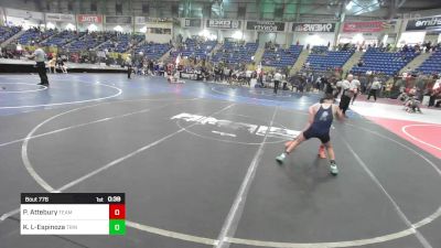 90 lbs Consi Of 16 #2 - Payson Attebury, Team Grand Valley Elite vs Keedan Lucero-Espinoza, Trinidad Miners MS