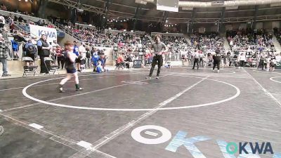 49 lbs Consi Of 16 #2 - Camden Ward, Weatherford Youth Wrestling vs Silas Boyd, Harrah