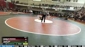 138 lbs Quarterfinal - Charles Spinning, West Linn vs Tagge Fry, Grants Pass