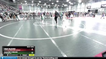56 lbs Champ. Round 1 - Troy Blevins, Punisher Wrestling Company vs Hunter Coelho, St. Maries WC