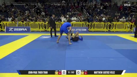 Matthew Justice Velez vs John-Paul Thien Tran 2025 Pan IBJJF Jiu-Jitsu No-Gi Championship
