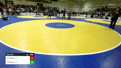 141 lbs Round Of 32 - Geronimo Rivera, Layton (UT) vs Teague Brown, Syracuse (UT)