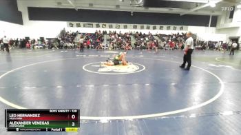 120 lbs Champ. Round 2 - Alexander Venegas, Eisenhower vs Leo Hernandez, Villa Park
