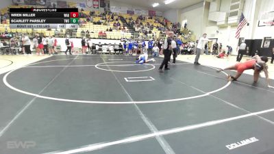110 lbs Quarterfinal - Wren Miller, Wagoner vs Scarlett Parsley, Tahlequah Wrestling Club