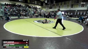 63/67 Semifinal - Connor Cicero, Poway Elite vs Adam Albahar, Socal Grappling Wrestling Club