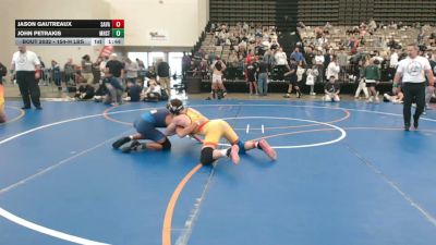 154-H lbs Round Of 32 - Jason Gautreaux, Savage Wrestling Academy vs John Petrakis, Manhasset
